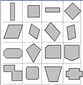 Selection of rectangles in boxes