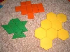 3 sets of various rectangular shapes